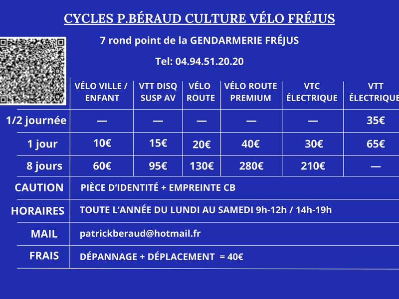 Les Tarifs 